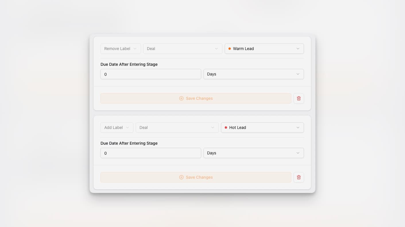 53° Label Automations