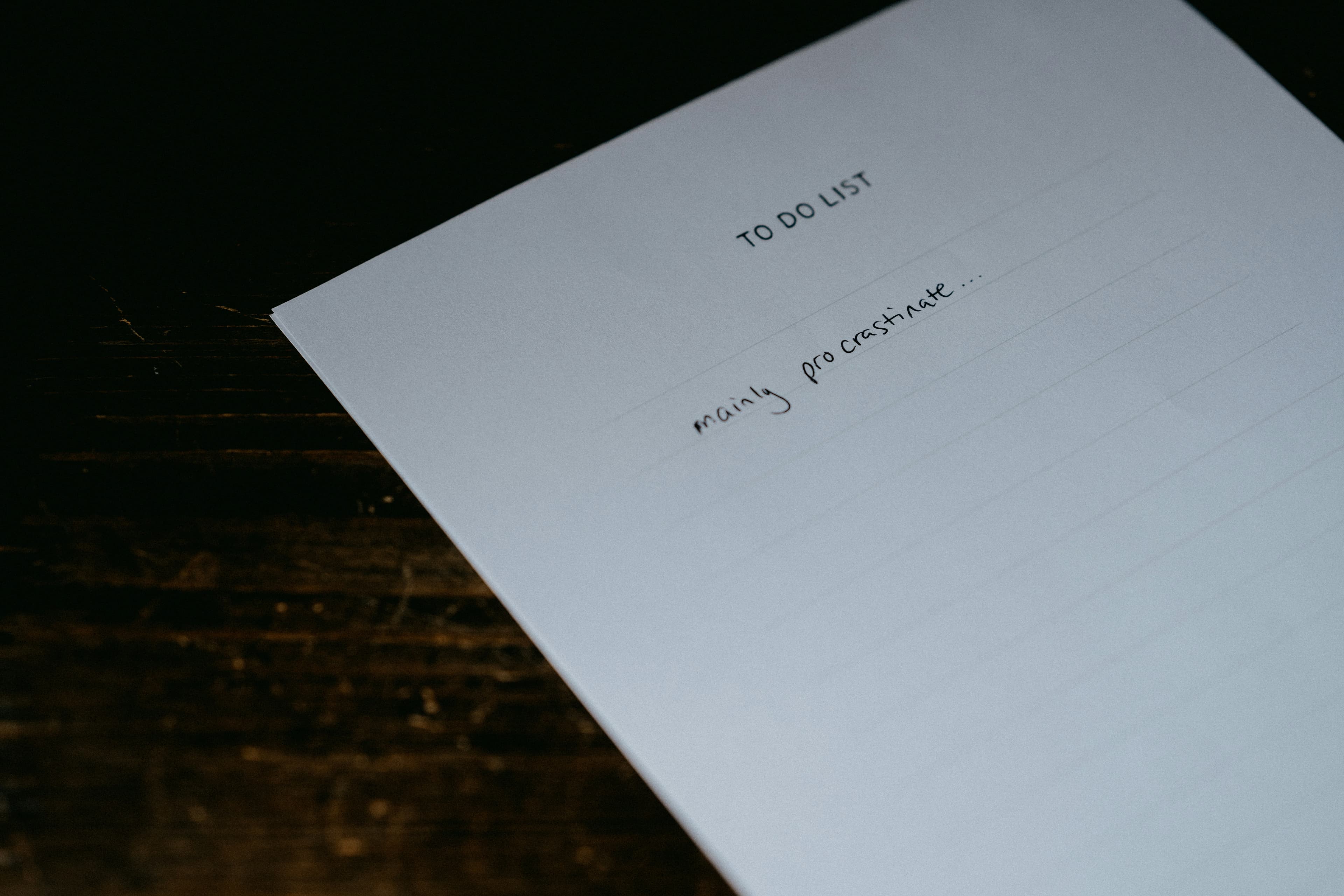 Procrastinating Task Lists