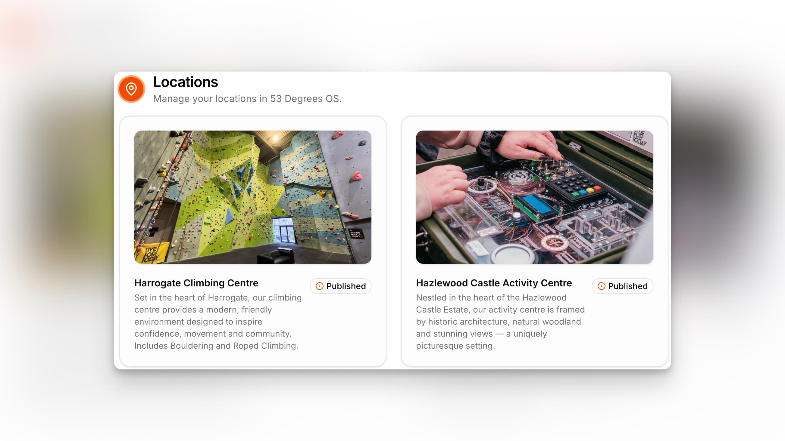 53° Locations - Light