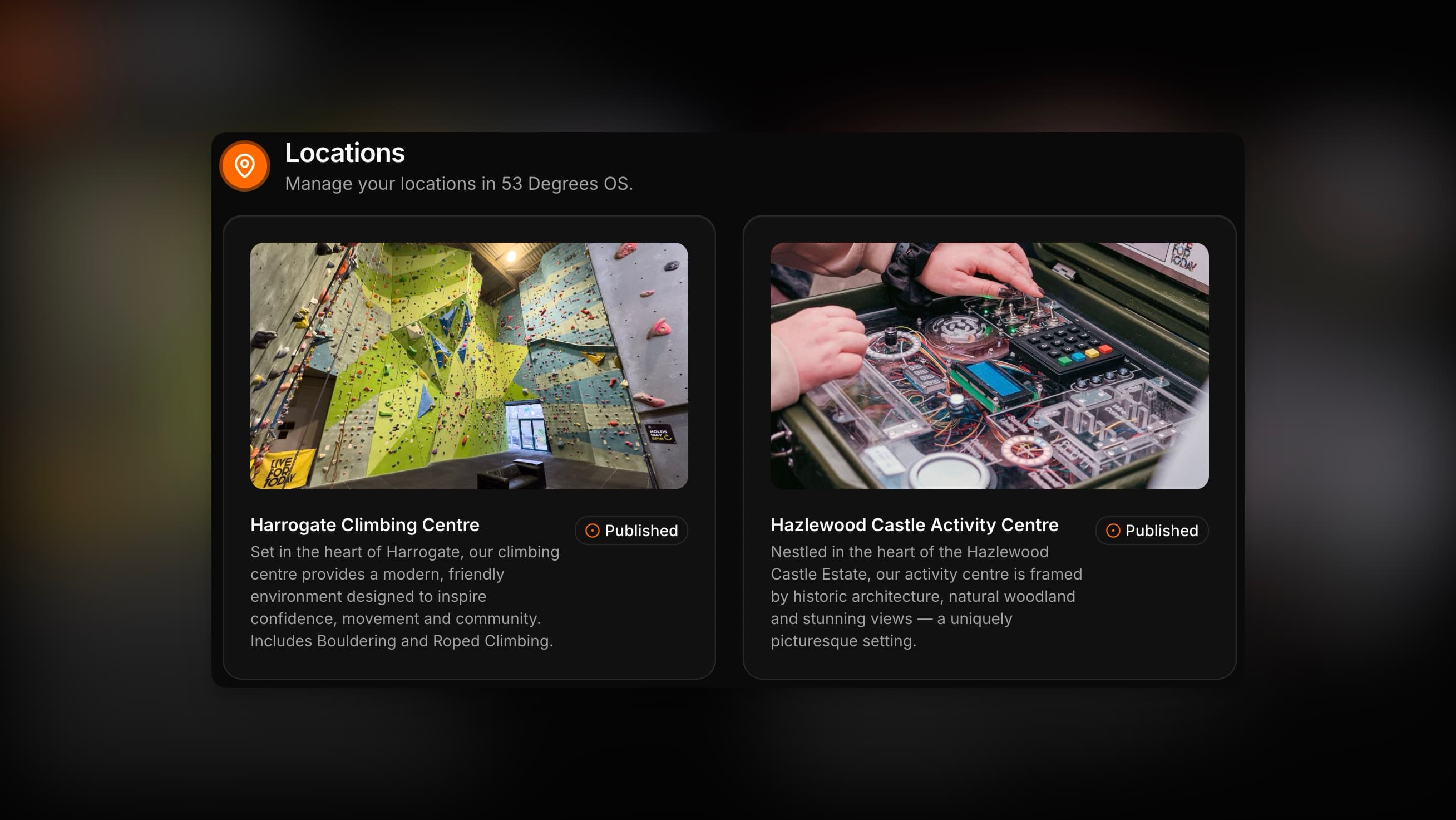 53° Locations - Dark